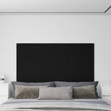 vidaXL Stenski paneli 12 kosov črni 60x30 cm žamet 2,16 m² Cene