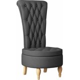  Fotelja sa zaštitom Tamno siva 56,5 x 70 x 110 cm tkanina | shoptok.hr
