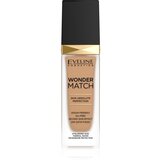 Eveline Wonder Match dolgoobstojni tekoči puder s hialuronsko kislino odtenek 40 Sand 30 ml Cene