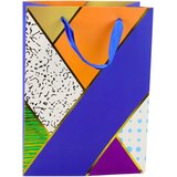  Paper Gift Bag Geometric Patterns 23 x 18 x 10.5 cm | shoptok.hr
