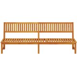  Ležaljka Prirodna nafta 200 x 57 x 75cm Čvrsto drvo akacije | shoptok.hr