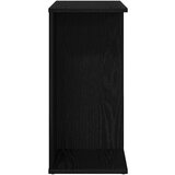 vidaXL Nočna omarica 2 kosa črna hrast 46,5x29x61 cm inženirski les | Shoptok.si