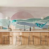  Foto tapeta - Fish on the waves 350x256 Vodootporna | shoptok.hr