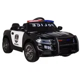Otroški električni avto Police 12V Črna lea