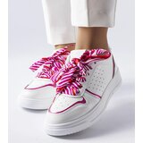 Gemre White sneakers laced with ribbon Pryor | Shoptok.si
