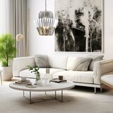  Luster na lancu DONNA 9xE14/40W/230V, prečnik 45 cm, mat hrom | Eponuda.com