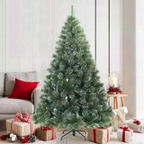  Umjetno Zglobno Božićno Drvo Snijeg Preplačeno Zelena 180 cm | shoptok.hr