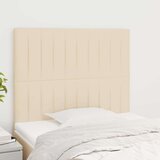  Posteljno vzglavje 2 kosa krem 90x5x78/88 cm blago Cene