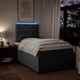  Krevet box spring s madracem tamnosivi 120 x 190 cm tkanina | shoptok.hr