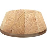 vidaXL stolna ploča 140x60x4 cm od ovalna masivna hrastovina | shoptok.hr