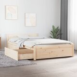 vidaXL posteljni okvir s predali 90x200 cm Cene