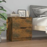 The Living Store Nočna omarica dimljeni hrast konstruiran les - Nočna Omarica, (21432980) Cene