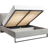 MID.YOU OBLAZINJENA POSTELJA 180 cm x 200 cm , les, tekstil, leseni material bež | Shoptok.si
