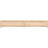  Stojalo za zaslon 100x27x15 cm trdna borovina, (20769674) | Shoptok.si