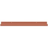  Polica na zidu 4 pcs Crvena 60 x 9 x 3 cm Konstruirano drvo | shoptok.hr