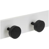 Casa Selección Črno-bel stenski obešalnik iz masivnega bora 40 cm Anillos – | Shoptok.si