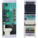  Kopalnica s tušem za igro My Home - turkizna | Shoptok.si