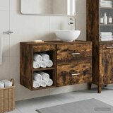  Set namještaja za kupaonicu 2 pcs Dimljeni hrast | shoptok.hr