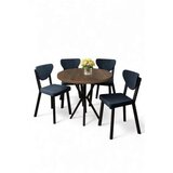 Hanah home Set trpezarijskog stola i stolica (5 delova) Agnes Baroque Anthracite | Eponuda.com