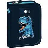 st.right plavi pernica s motivom t-rexa na preklop PC03 20,5x14x3,5 cm
