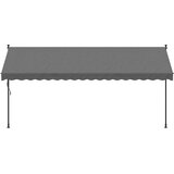 Tenda na uvlačenje antracit 400 x 150 cm od tkanine i čelika | Eponuda.com