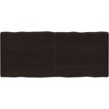 Stolna ploča tamnosmeđa 140x60x(2-4) cm obrađena hrastovina | shoptok.hr