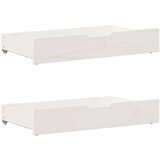 vidaXL Posteljni okvir brez vzmetnice bel 120x190 cm trdna borovina | Shoptok.si