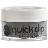 Nega nohtov Farbliches Acrylpulver Quick Dip - Midnight Beauty Črna