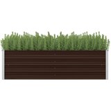 vidaXL Visoka greda rjava 160x40x45 cm pocinkano jeklo Cene