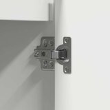  LED noćni ormarić bijele boje - 71x34.5x75 cm od konstruiranog drva | shoptok.hr