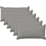  Presvlaka za jastuk 6 kom. HOUTEN Oblačnosiva 40 x 70 cm - Siva tkanina oblak 40 x 70 cm 6 | shoptok.hr