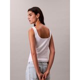 Calvin Klein Jeans Top crna / bijela | shoptok.hr