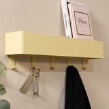 Spinder Design Svetlo rumen jeklen stenski obešalnik s polico 52 cm Dax Play – | Shoptok.si