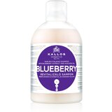 Kallos Cosmetics Blueberry obnovitveni šampon za suhe in poškodovane lase 1000 ml za ženske Cene