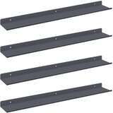  Lebdeća polica Zidne 4 pcs Antracit 60 x 8,5 x 2,5 cm Čelik | shoptok.hr