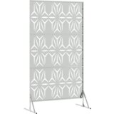 vidaXL Aluminijast jekleni ograjni panel Aluminijast jeklo Velik | Shoptok.si