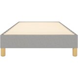  Okvir za krevet s oprugom svjetlosivi 80x200 cm od tkanine | shoptok.hr