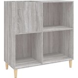 vidaXL Omarica za gramofonske plošče siva sonoma 84,5x38x89cm inž. les | Shoptok.si