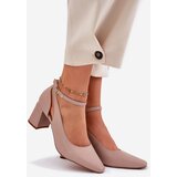 Maciejka Leather Heels On A Block Heel | shoptok.hr