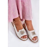 S. BARSKI Elegant Women's Sandals On Flat Heel With Decoration S.Barski | Shoptok.si