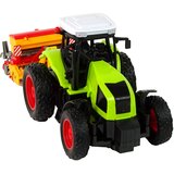 Traktor na daljinsko upravljanje v razmerju 1:16 s priključkom - zeleno | Shoptok.si