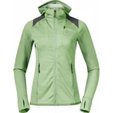 Bergans Majica s kapuljačom na otvorenom Rabot Active Mid Hood W Jacket Light Jade Green M