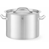 Hendi lonac za dinstanje, srednje dubine - sa poklopcem, budget line, 9L, ⌀250x(H)180mm | Eponuda.com