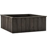 Furnova Visoka greda temno siva 74x77x30 cm trdna borovina, (21920913) Cene