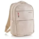 Ruksak za prijenosno računalo 2 odjeljka bež 16" M 35x46x12cm 21L MR19564