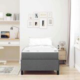 Krevet s opruga kutije Tamno siva Crna 80 x 200 cm | shoptok.hr