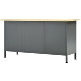  Radni stol crni 160 x 60 x 85 cm čelični | shoptok.hr