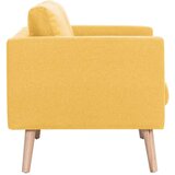 vidaXL trosjed od tkanine žuti | shoptok.hr