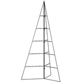  Metalno ukrasno božićno drvce crno 100 cm | shoptok.hr