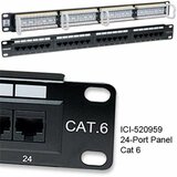 Intellinet LAN patch panel UTP Cat.6 24 porta 1U, 19, crni Cene